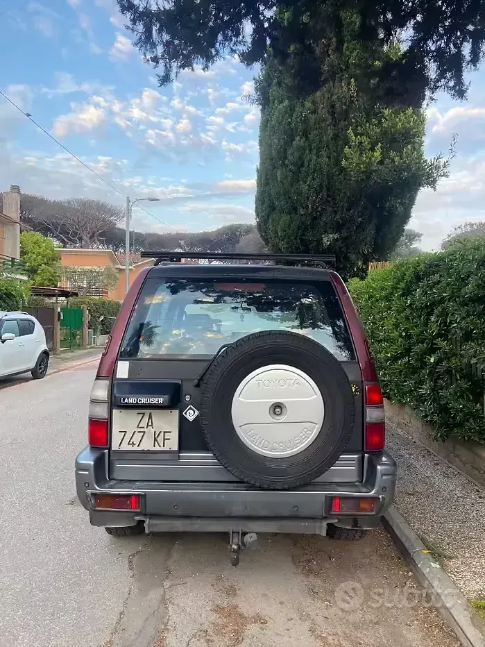 Usata Toyota Land Cruiser 125 CV (91 kW) 1996 Rosso SUV
