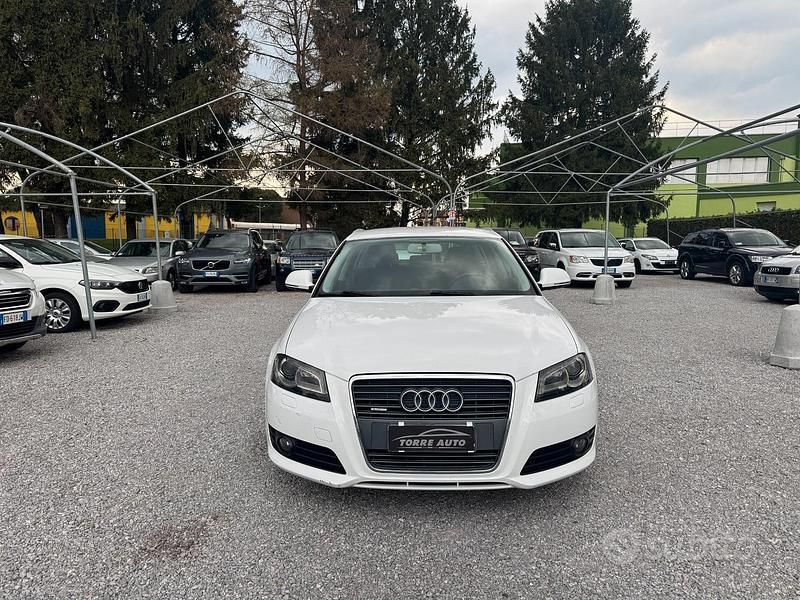 Usata Audi A3 Attraction 160 CV (117 kW) 2010 Bianco Utilitaria