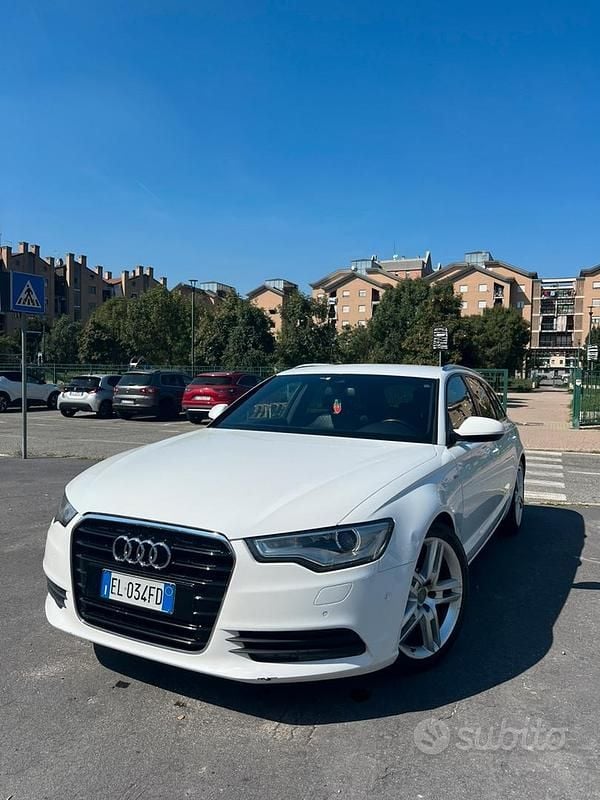 Bianco Usata 2013 Audi A6 S-Line Station wagon | 8700 € (Super prezzo) - Immagine 1/4