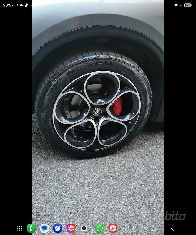 Usata Alfa Romeo Stelvio 190 CV (139 kW) 2019 Grigio SUV