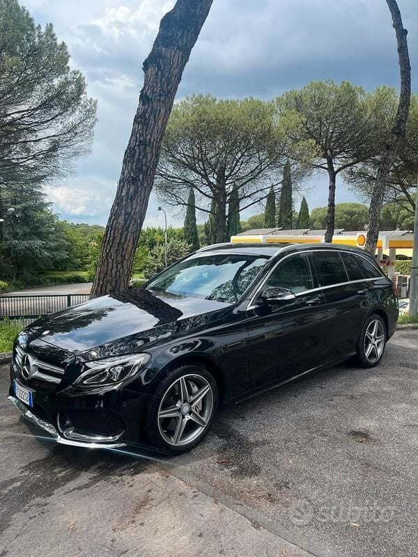 Usata Mercedes C250 211 CV (155 kW) 2015 Nero Station wagon