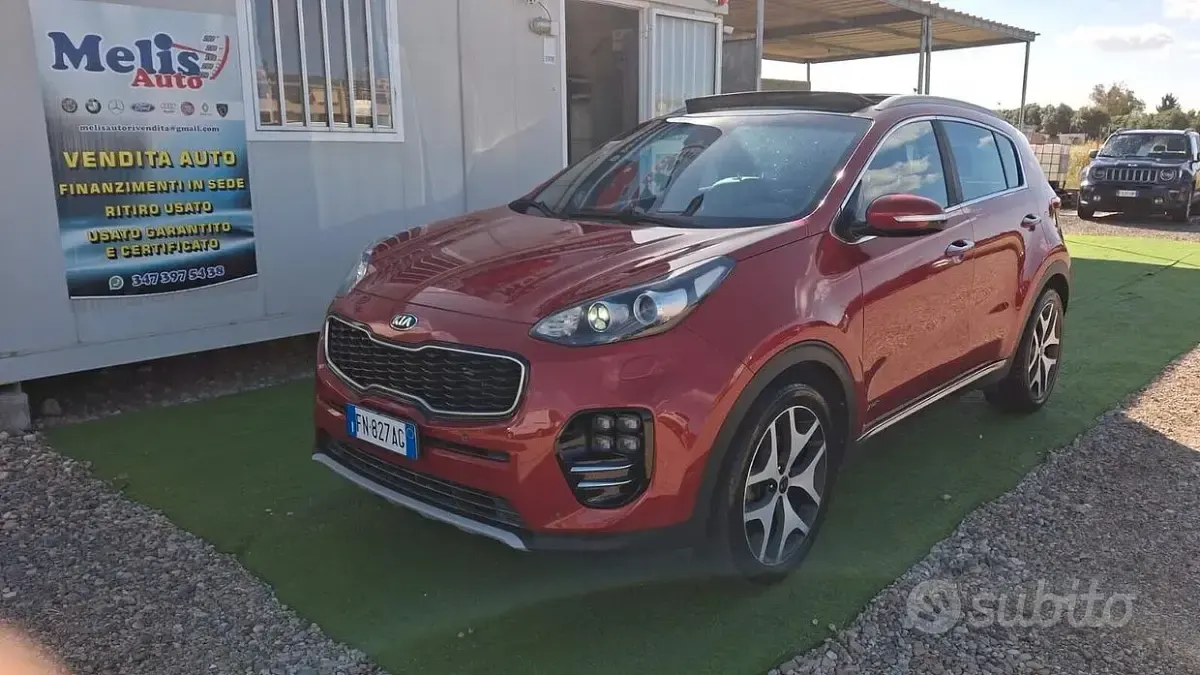Usata Kia Sportage GT-Line 185 CV (136 kW) 2018 Rosso SUV