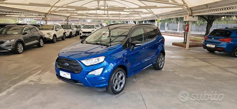 Usata Ford Ecosport ST-Line 100 CV (73 kW) 2018 Blu SUV