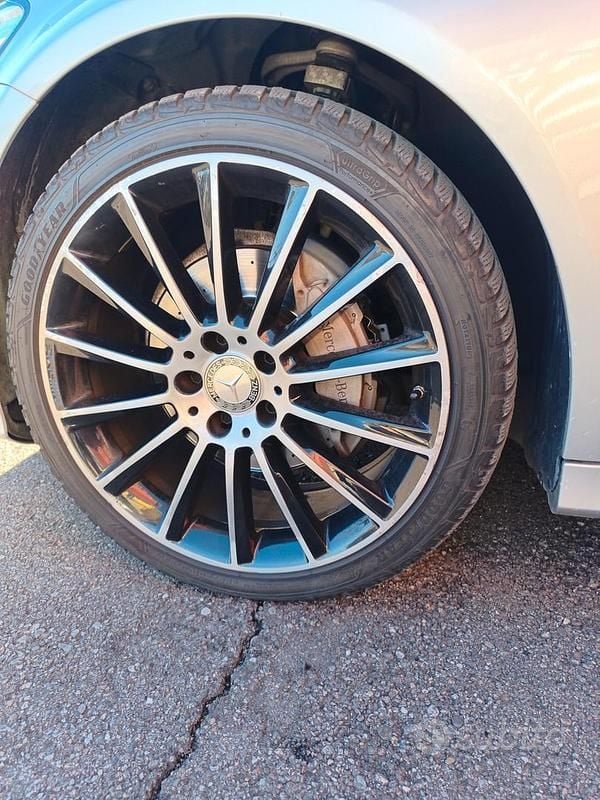 Usata Mercedes C200 136 CV (100 kW) 2017 Grigio Station wagon