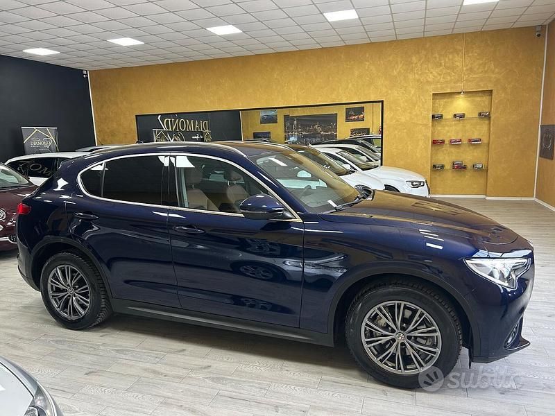 Usata Alfa Romeo Stelvio 150 CV (110 kW) 2018 Blu SUV