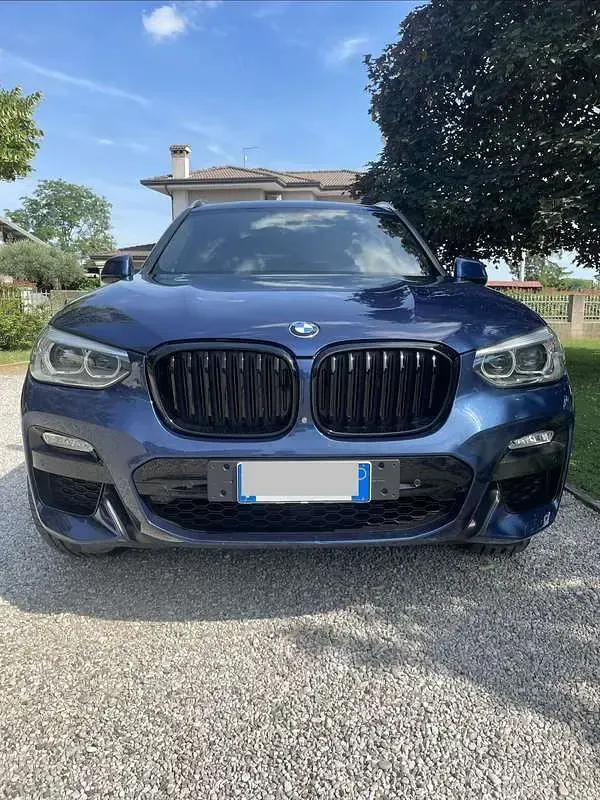 Usata BMW X3 M Sport 190 CV (139 kW) 2018 Blu/azzurro SUV