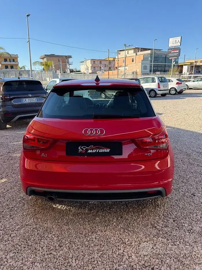 Usata Audi A1 S-Line 90 CV (66 kW) 2013 Rosso Utilitaria
