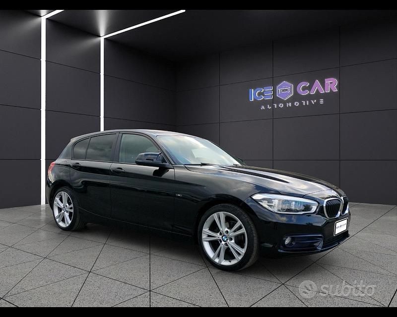 Usata BMW 116 Sport Line 122 CV (89 kW) 2015 Nero Utilitaria