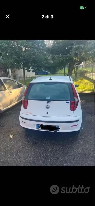 Gebraucht Fiat Punto 95 PS (69 kW) 2004 Weiß Kleinwagen