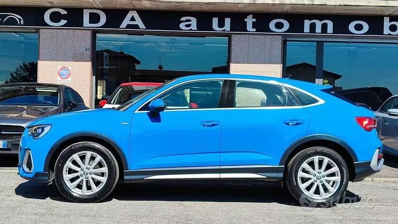 Usata Audi Q3 Sportback S-Line 150 CV (110 kW) 2020 Azzurro SUV