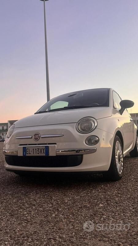 Usata Fiat 500 95 CV (69 kW) 2012 Bianco Utilitaria