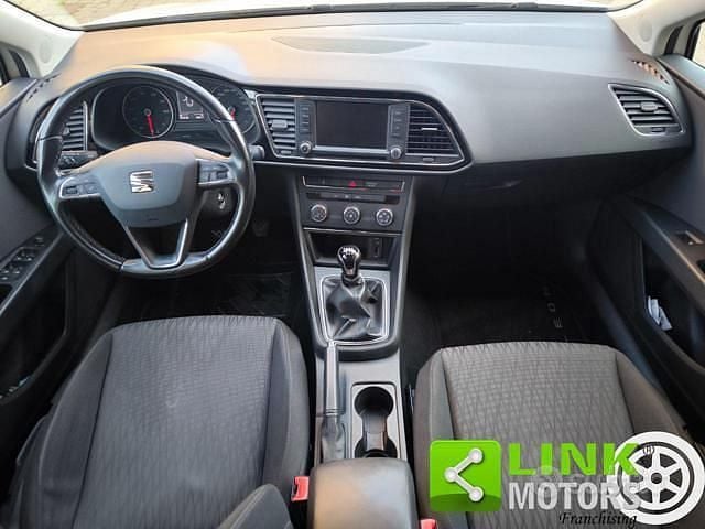 Usata Seat Leon Business 110 CV (80 kW) 2016 Bianco Berlina