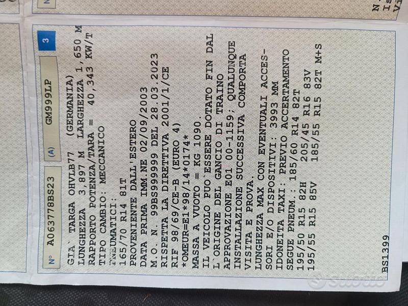 Usata VW Polo 64 CV (47 kW) 2001 Grigio Berlina