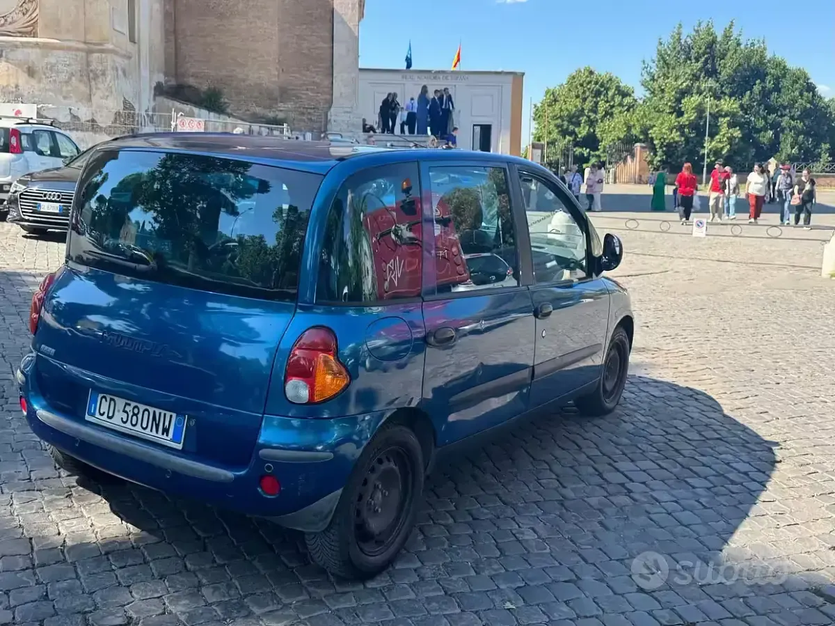 Usata Fiat Multipla 103 CV (75 kW) 2003 Blu Monovolume