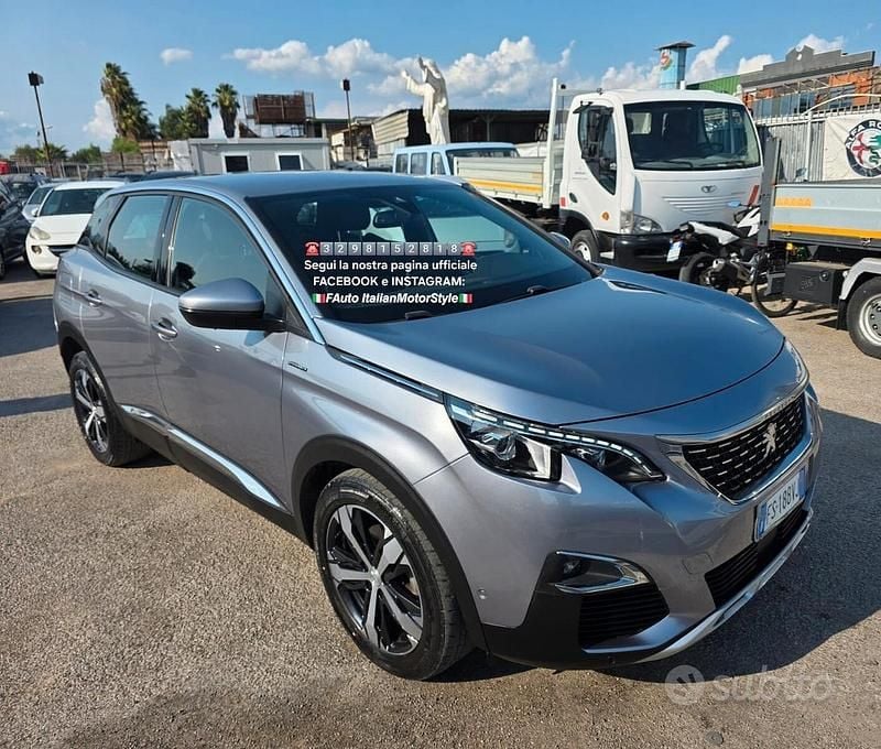 Grigio Usata 2018 Peugeot 3008 GT-line SUV | 16.490 € (Buon prezzo) - Immagine 1/4