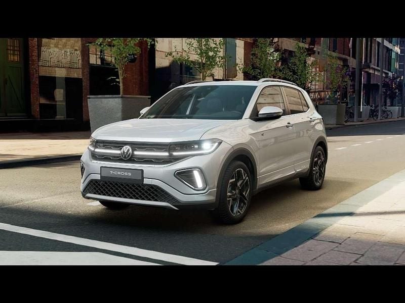 Nuova VW T-Cross R-line Plus 116 CV (85 kW) 2025 Reflex silver metallizzato SUV