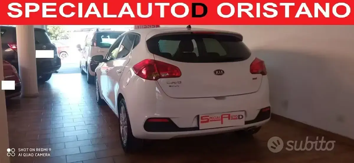 Usata Kia Ceed 110 CV (80 kW) 2013 Bianco Utilitaria