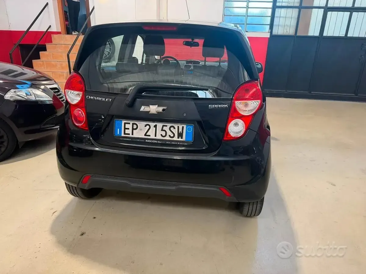 Usata Chevrolet Spark LT 68 CV (50 kW) 2013 Nero Utilitaria