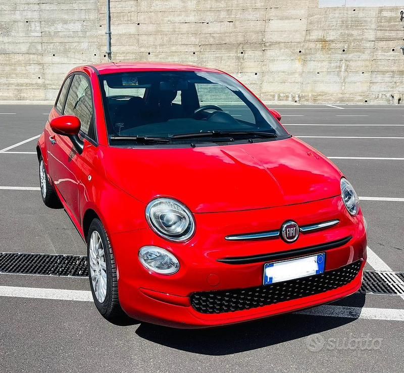 Usata Fiat 500 70 CV (51 kW) 2021 Rosso Utilitaria