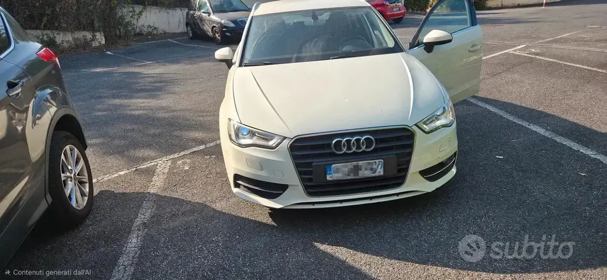 Usata Audi A3 150 CV (110 kW) 2014 Bianco Berlina