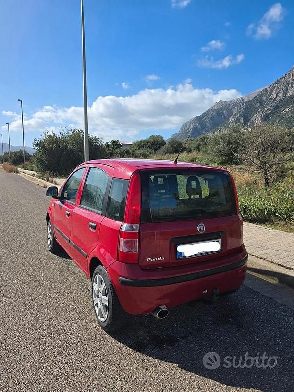 Usata Fiat Panda 2009 Rosso Utilitaria