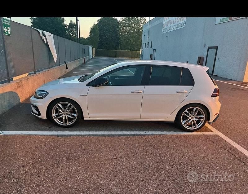 Usata VW Golf VII R-line 2018 Bianco Berlina