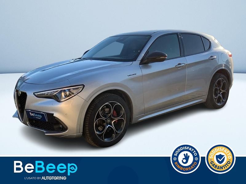 Grigio metallizzato Usata 2021 Alfa Romeo Stelvio Veloce SUV | 31.700 € (Buon prezzo) - Immagine 1/3