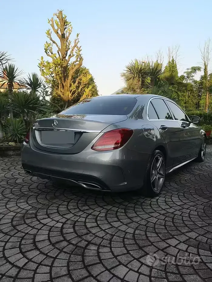 Usata Mercedes C200 Premium Plus 136 CV (100 kW) 2017 Grigio Berlina