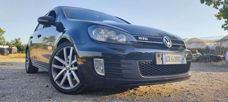 Usata VW Golf VI GTD 170 CV (125 kW) 2009 Nero Utilitaria