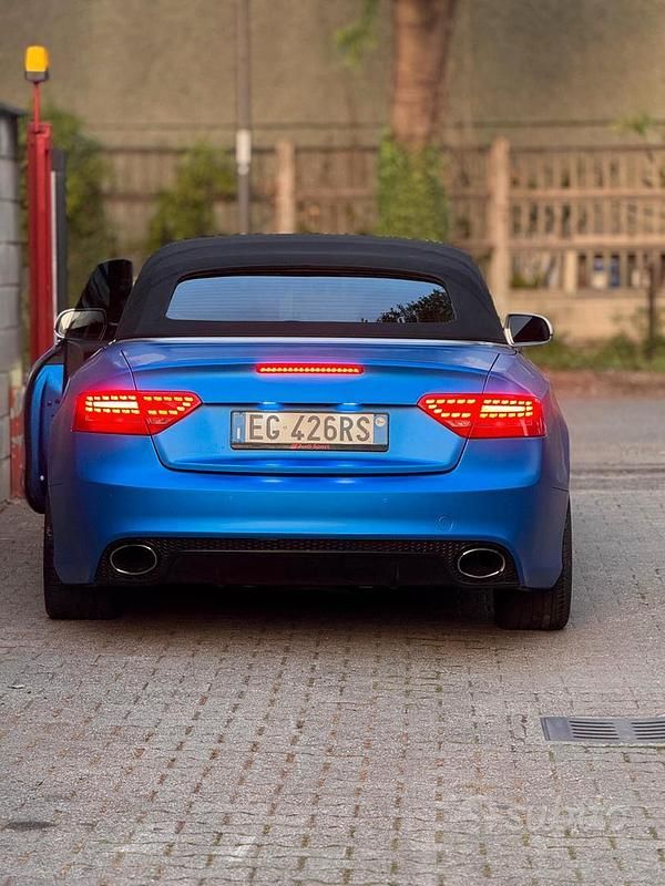 Usata Audi A5 Cabriolet 333 CV (244 kW) 2011 Blu Cabrio