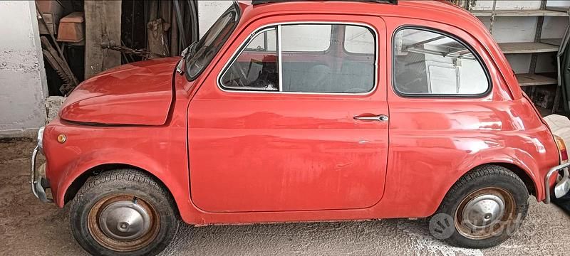Usata Fiat 500 1960 Rosso Utilitaria