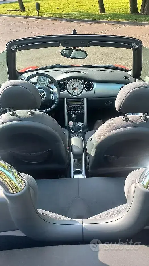 Usata Mini Cooper Cabriolet 116 CV (85 kW) 2008 Rosso Cabrio