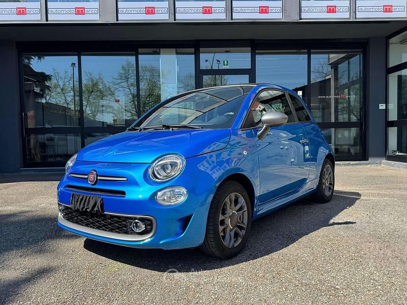 Usata Fiat 500C Sport 69 CV (50 kW) 2019 Blu Cabrio