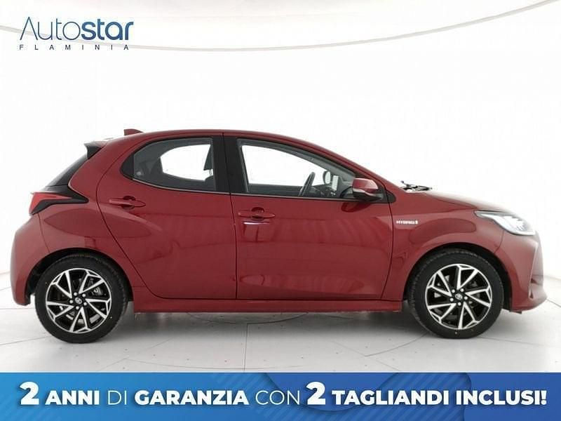 Usata Toyota Yaris Hybrid Trend 116 CV (85 kW) 2020 Rosso Berlina