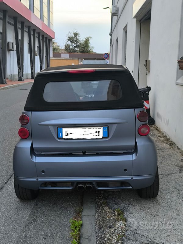 Grigio Usata 2009 Smart ForTwo Cabrio Cabrio | 5000 € (Buon prezzo) - Immagine 1/4