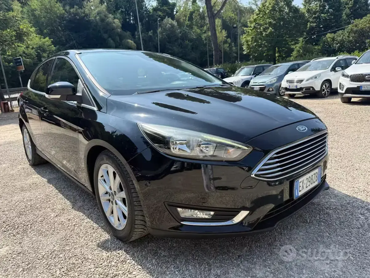 Usata Ford Focus Titanium 95 CV (69 kW) 2015 Nero Berlina