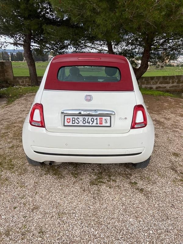 Usata Fiat 500 2012 Bianco Cabrio