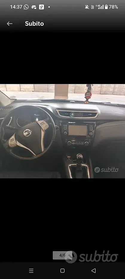 Usata Nissan Qashqai 110 CV (80 kW) 2014 Bianco SUV