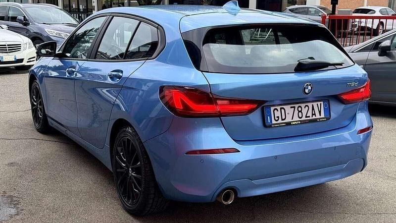 Usata BMW 116 Sport Line 116 CV (85 kW) 2020 Blu Utilitaria