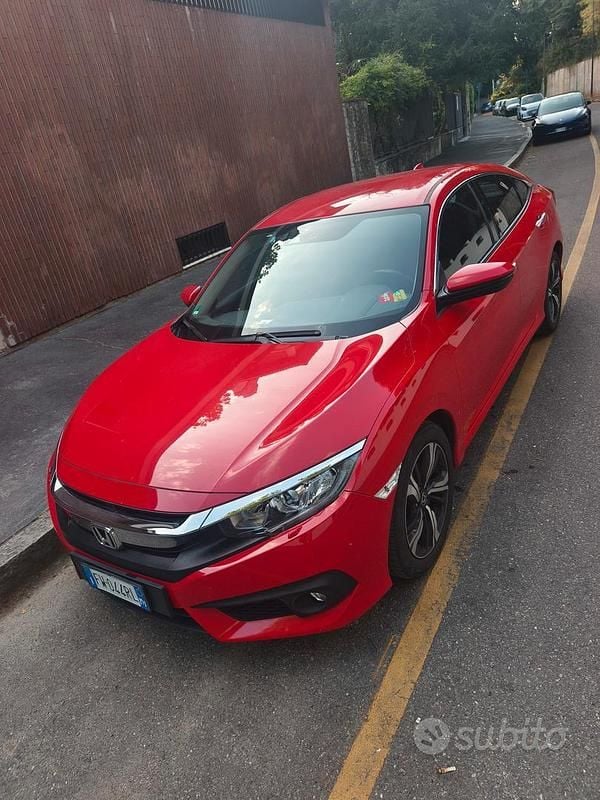 Usata Honda Civic 2019 Rosso Berlina