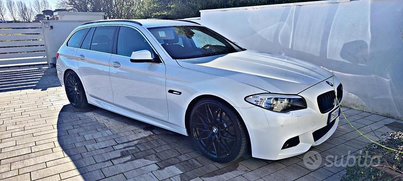 Bianco Usata 2012 BMW 525 Efficient Dynamics Station wagon | 14.000 € (Cara) - Immagine 1/4