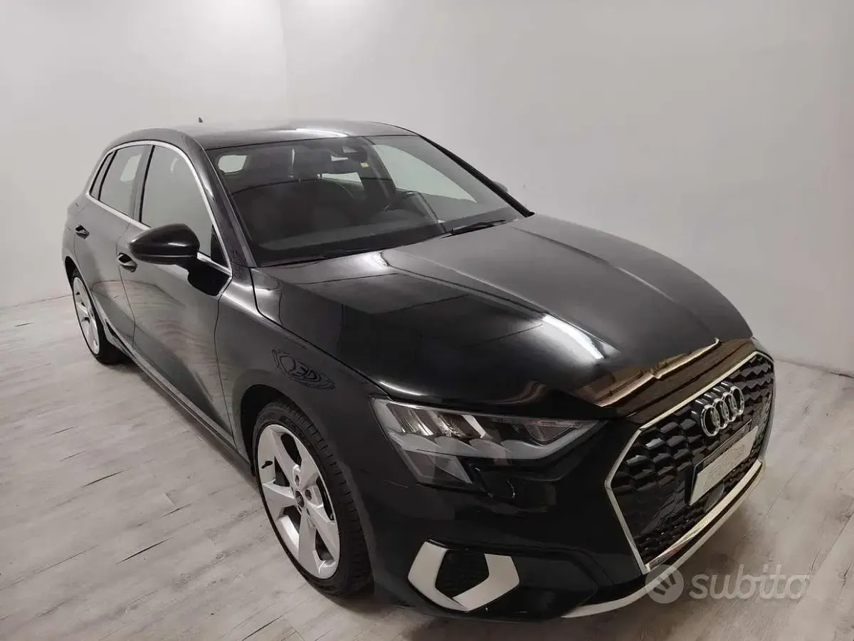 Usata Audi A3 110 CV (80 kW) 2022 Nero Berlina