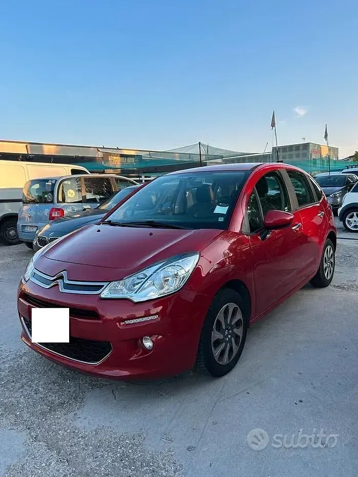 Usata Citroën C3 Attraction 68 CV (50 kW) 2013 Rosso Berlina