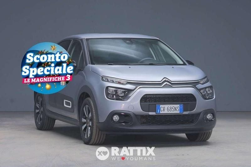 Grigio artense Usata 2024 Citroën C3 PureTech Due volumi | 11.900 € (Ottimo prezzo) - Immagine 1/4