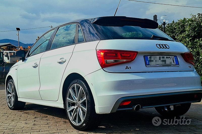 Usata Audi A1 S-Line 116 CV (85 kW) 2015 Bianco Utilitaria