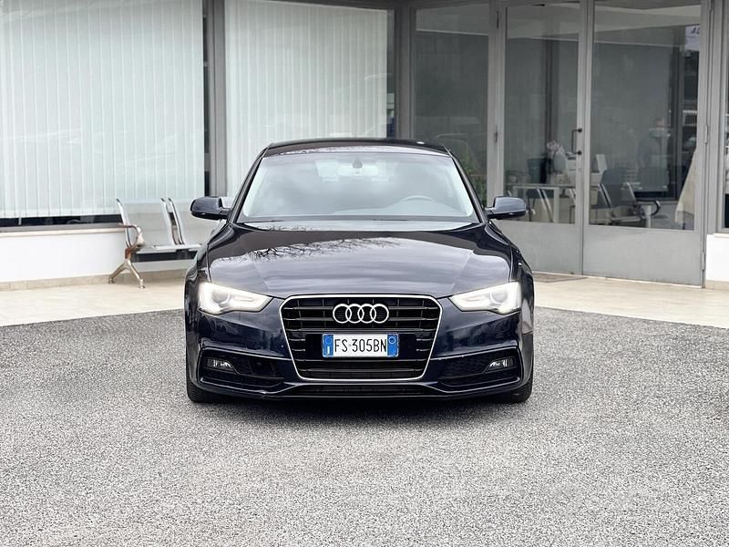 Usata Audi A5 S-Line 190 CV (139 kW) 2016 Blu Coupé
