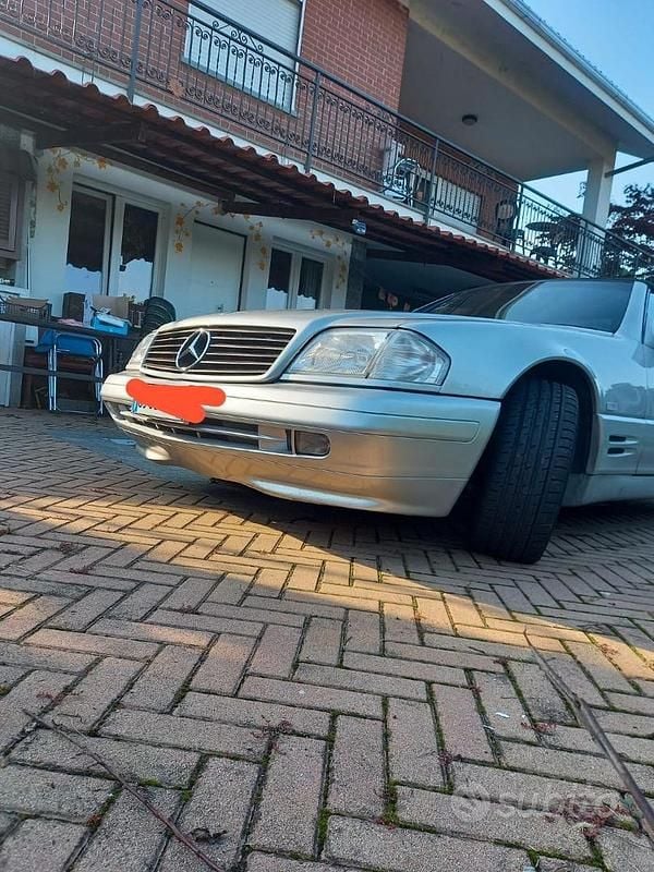 Usata Mercedes SL320 193 CV (141 kW) 1997 Grigio Cabrio