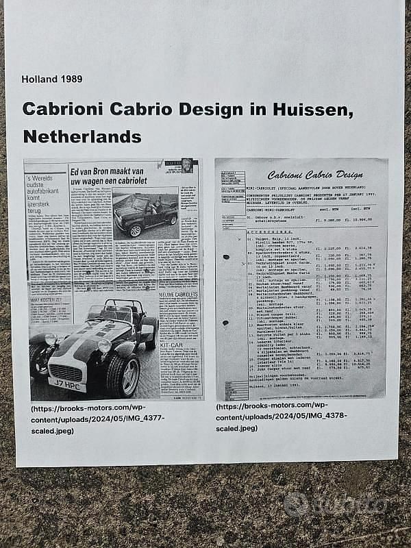 Usata Rover Mini 62 CV (45 kW) 1992 Cabrio