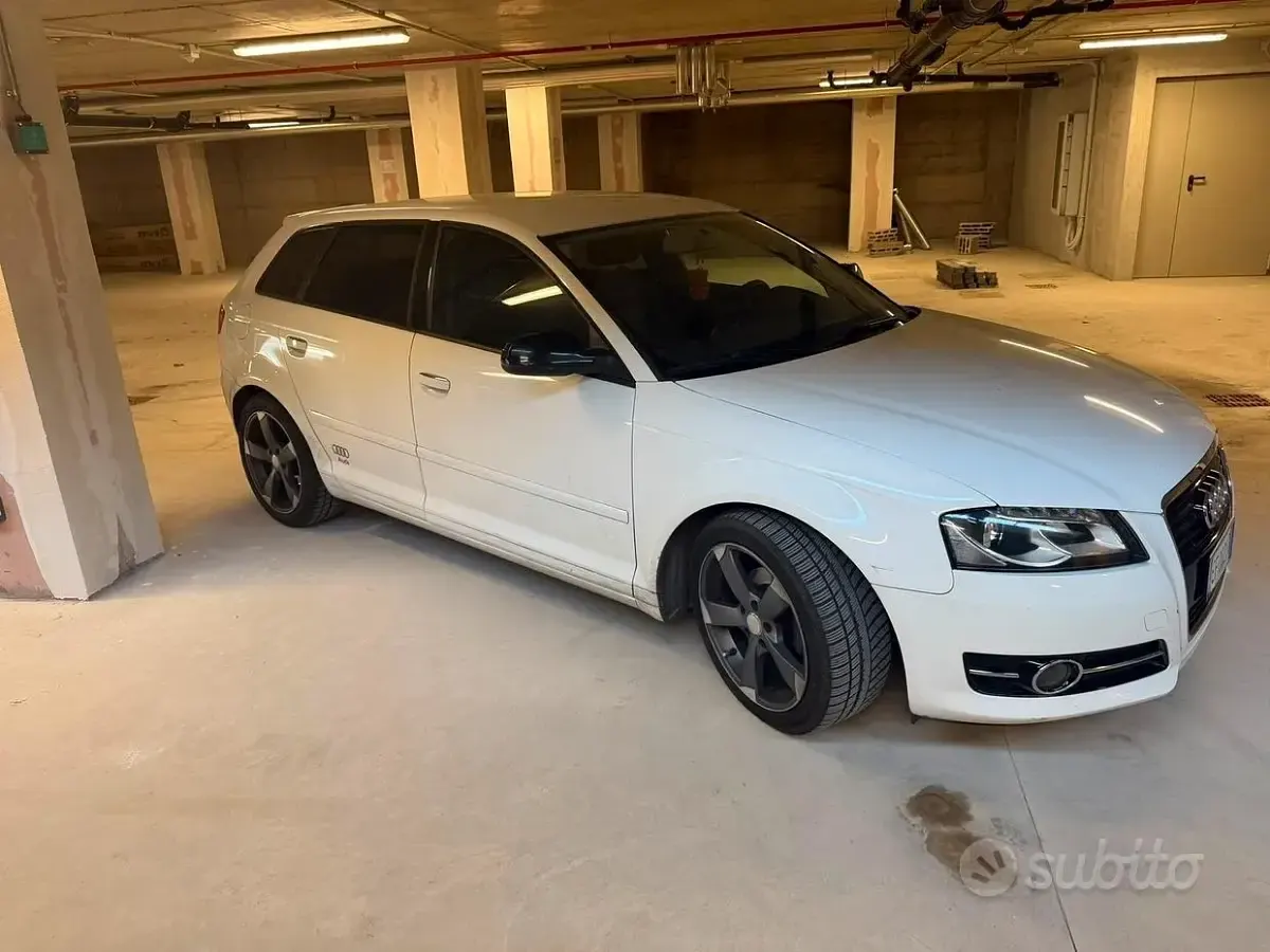 Usata Audi A3 105 CV (77 kW) 2010 Bianco Utilitaria