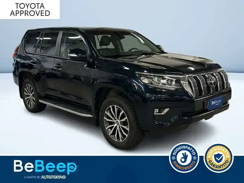 Usata Toyota Land Cruiser Style 177 CV (130 kW) 2021 Blu metallizzato SUV
